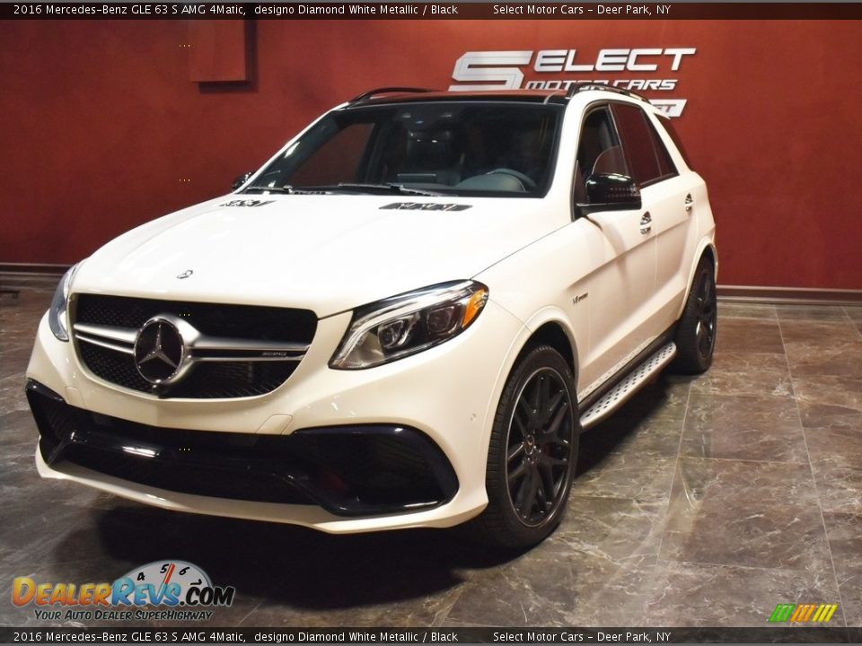 2016 Mercedes-Benz GLE 63 S AMG 4Matic designo Diamond White Metallic / Black Photo #6