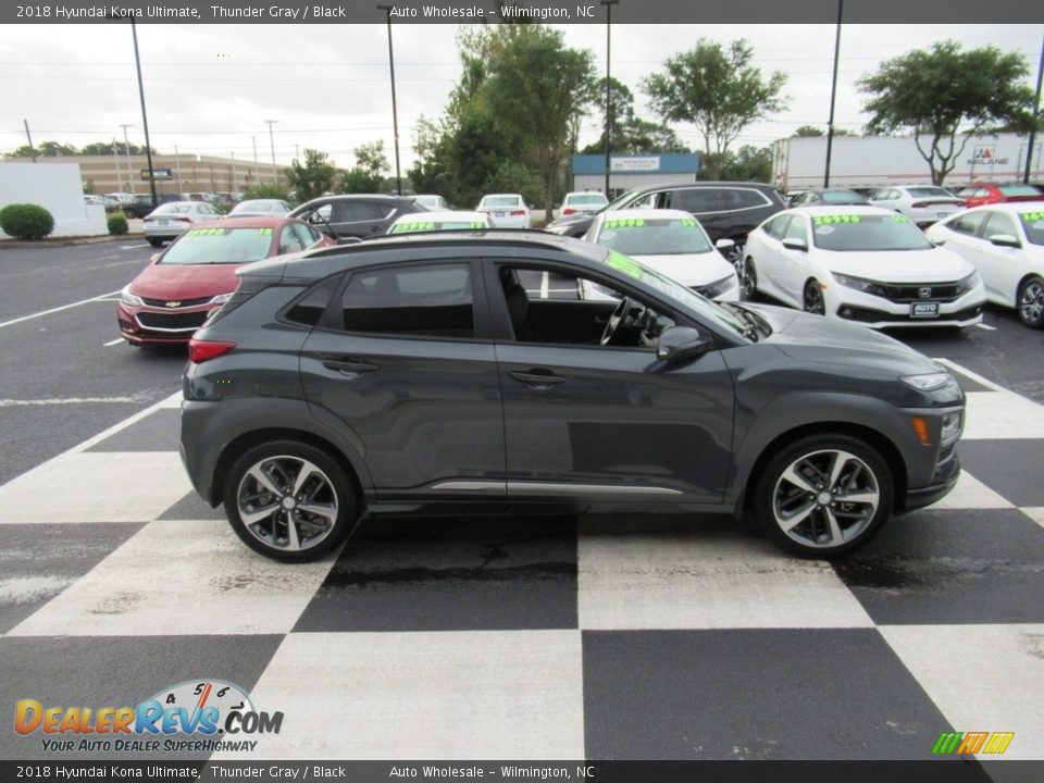 2018 Hyundai Kona Ultimate Thunder Gray / Black Photo #3