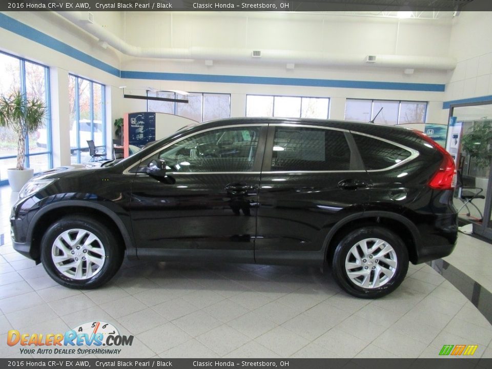 Crystal Black Pearl 2016 Honda CR-V EX AWD Photo #10