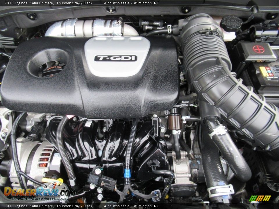 2018 Hyundai Kona Ultimate Thunder Gray / Black Photo #6