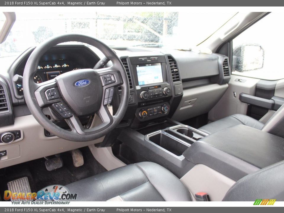 2018 Ford F150 XL SuperCab 4x4 Magnetic / Earth Gray Photo #22