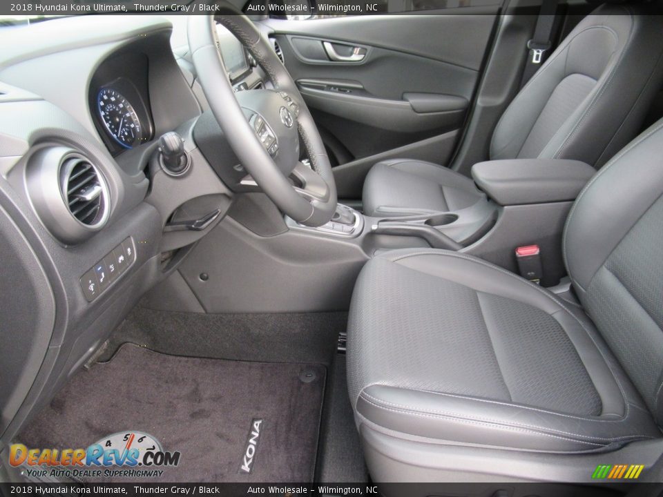 2018 Hyundai Kona Ultimate Thunder Gray / Black Photo #10