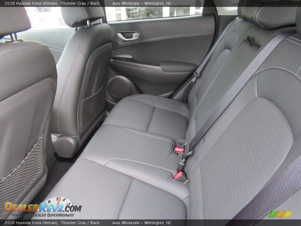 2018 Hyundai Kona Ultimate Thunder Gray / Black Photo #12