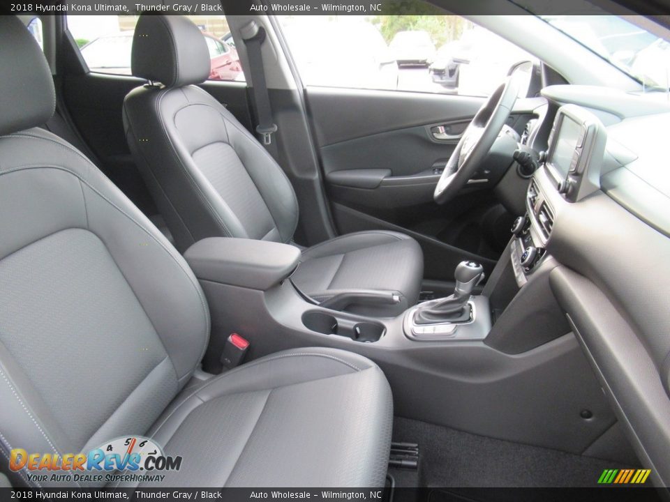 2018 Hyundai Kona Ultimate Thunder Gray / Black Photo #13