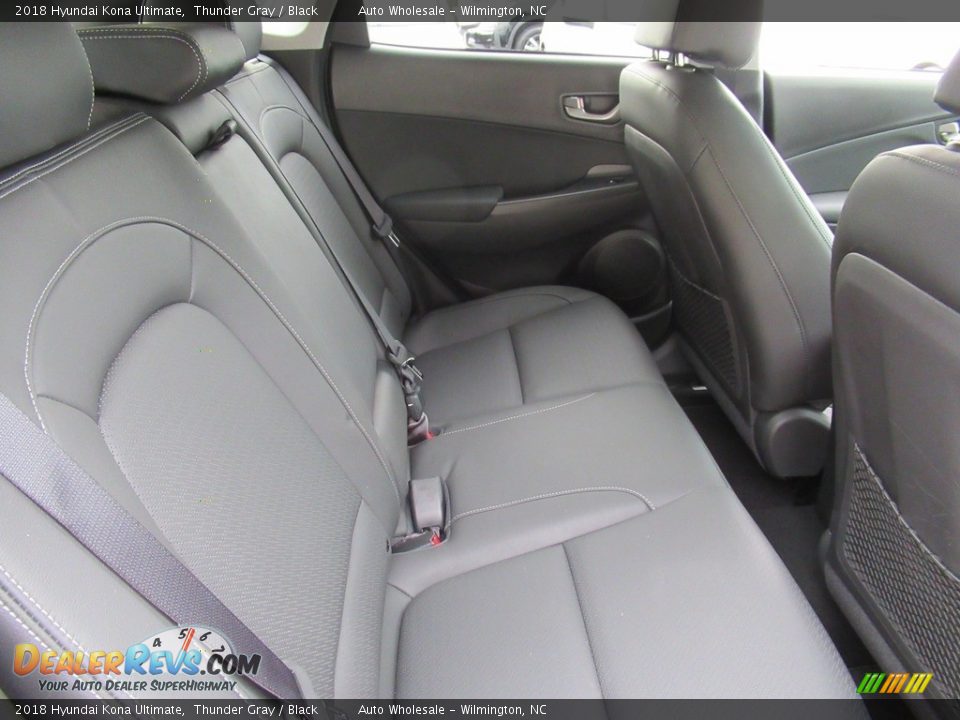 2018 Hyundai Kona Ultimate Thunder Gray / Black Photo #14