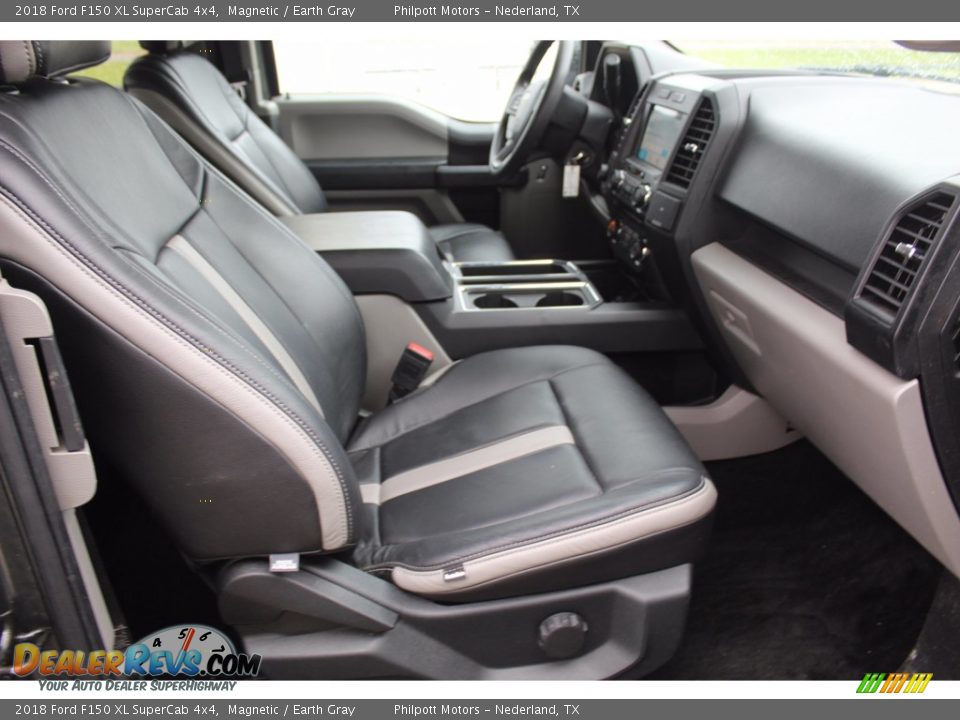 2018 Ford F150 XL SuperCab 4x4 Magnetic / Earth Gray Photo #28