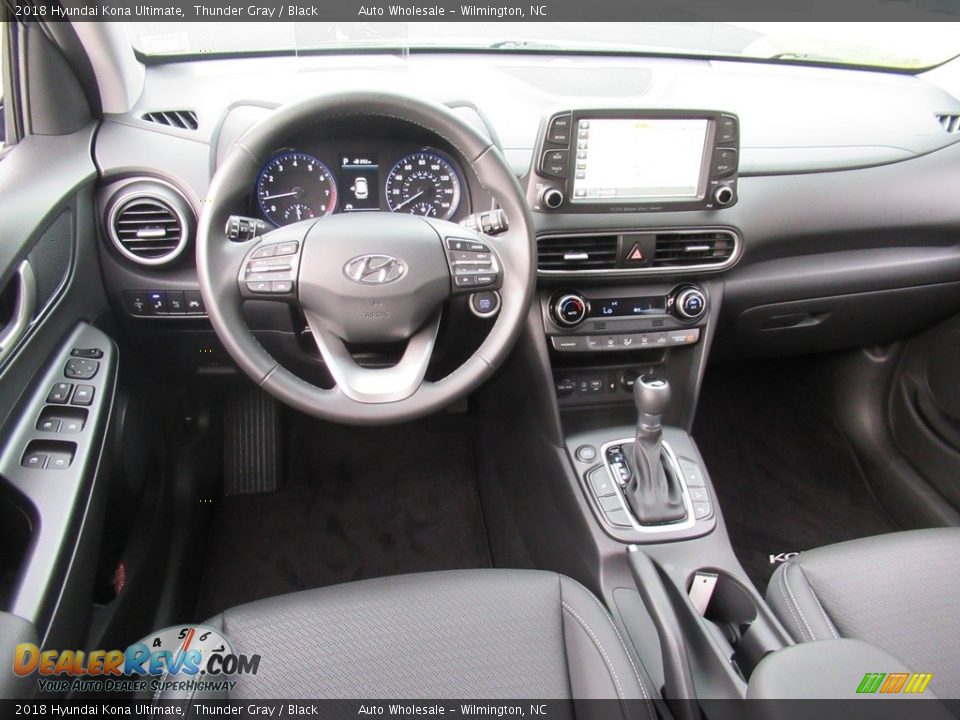2018 Hyundai Kona Ultimate Thunder Gray / Black Photo #15