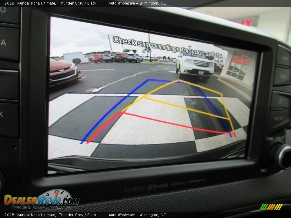 2018 Hyundai Kona Ultimate Thunder Gray / Black Photo #18