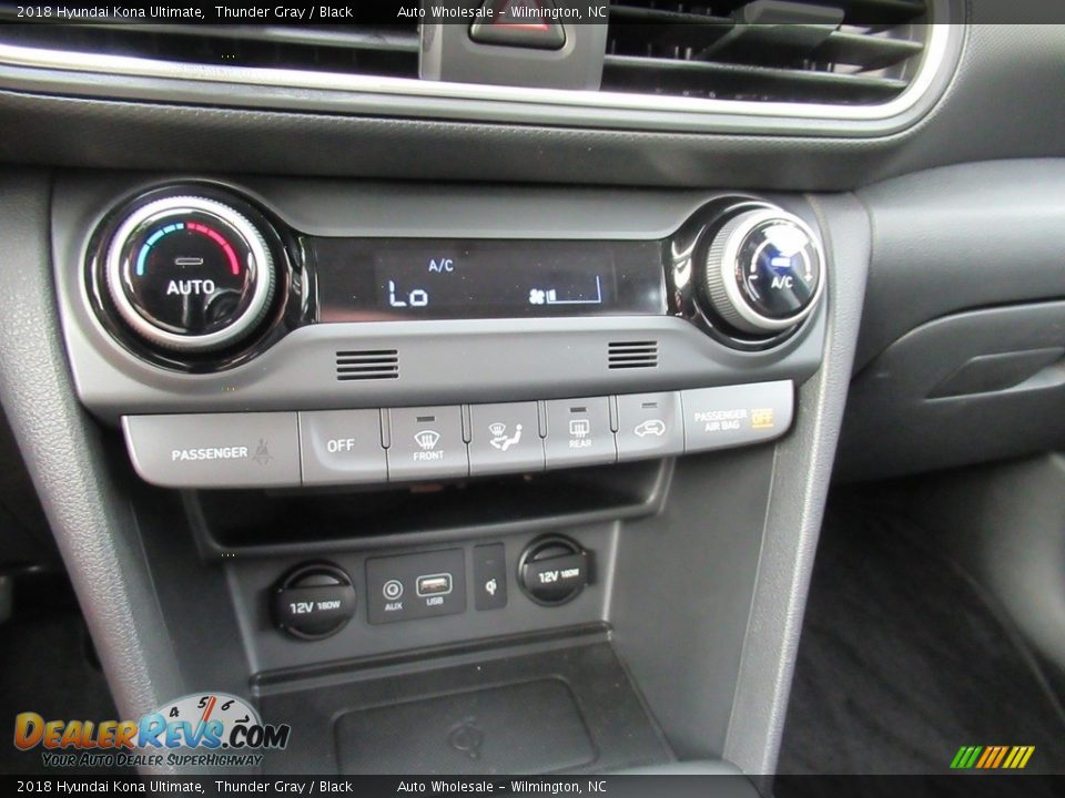 2018 Hyundai Kona Ultimate Thunder Gray / Black Photo #19