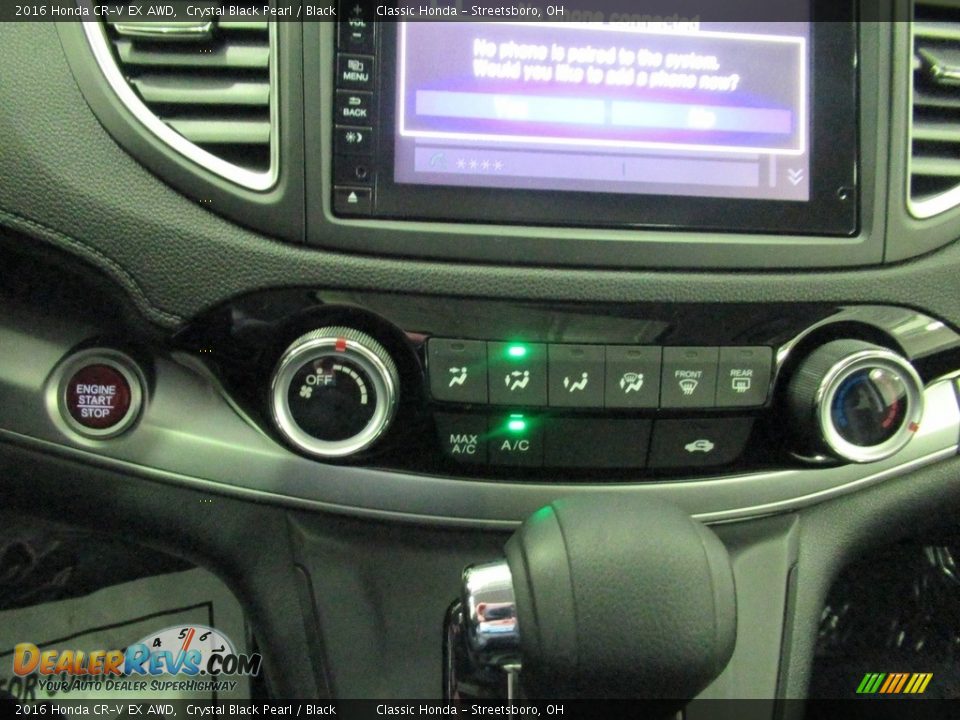 Controls of 2016 Honda CR-V EX AWD Photo #35