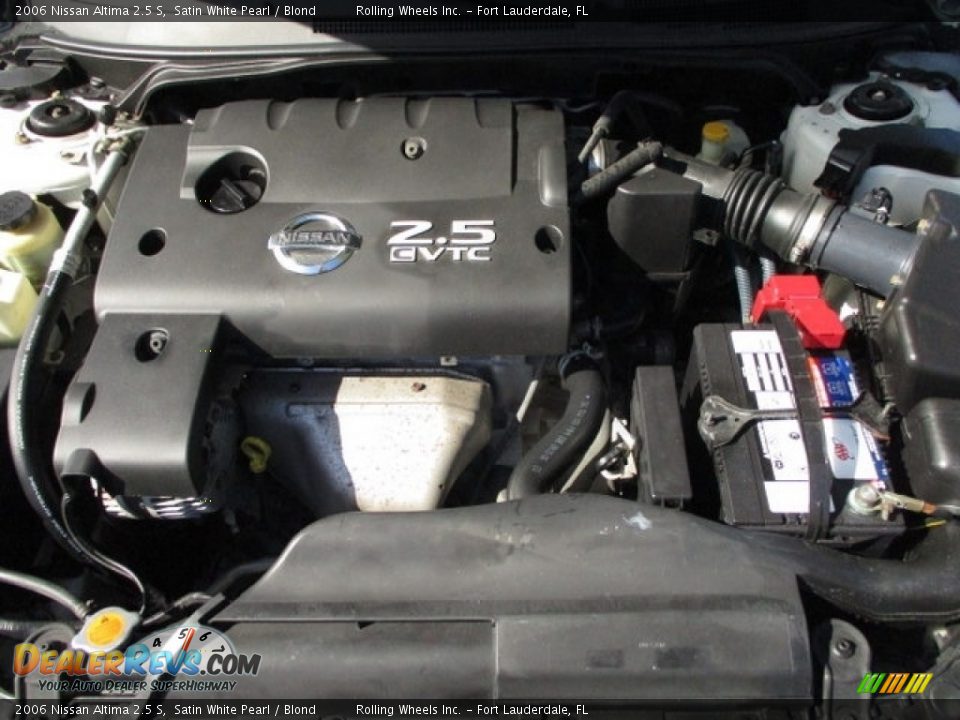 2006 Nissan Altima 2.5 S Satin White Pearl / Blond Photo #18