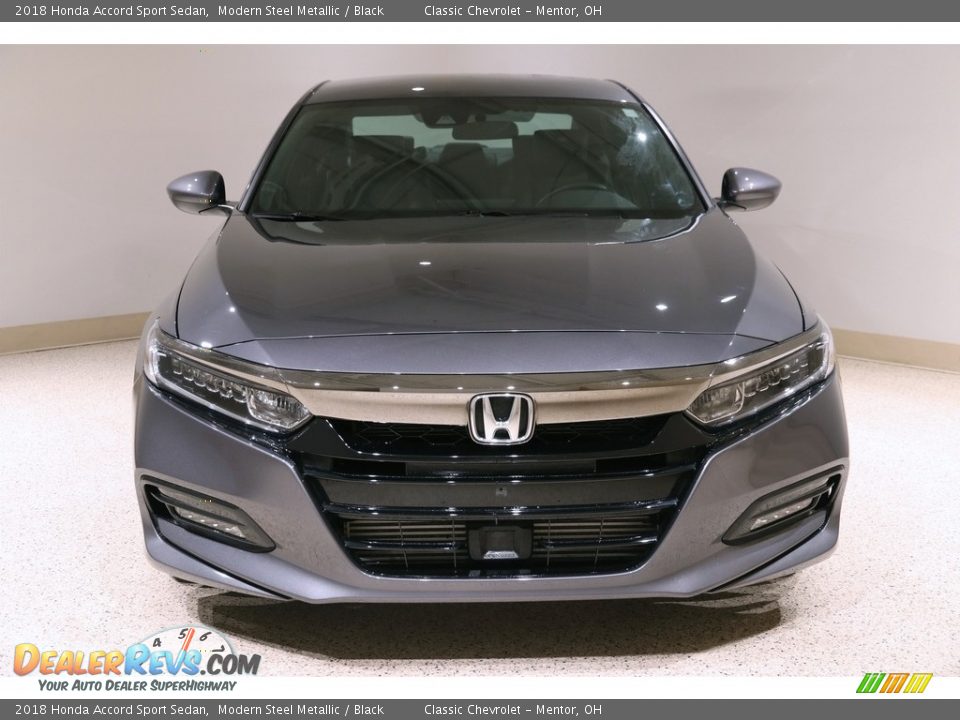 2018 Honda Accord Sport Sedan Modern Steel Metallic / Black Photo #2