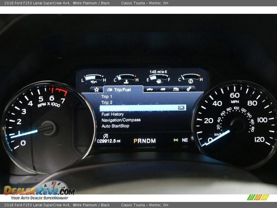 2018 Ford F150 Lariat SuperCrew 4x4 White Platinum / Black Photo #9