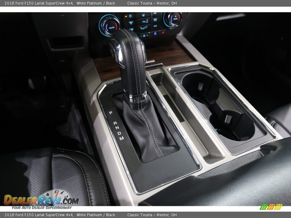 2018 Ford F150 Lariat SuperCrew 4x4 White Platinum / Black Photo #16