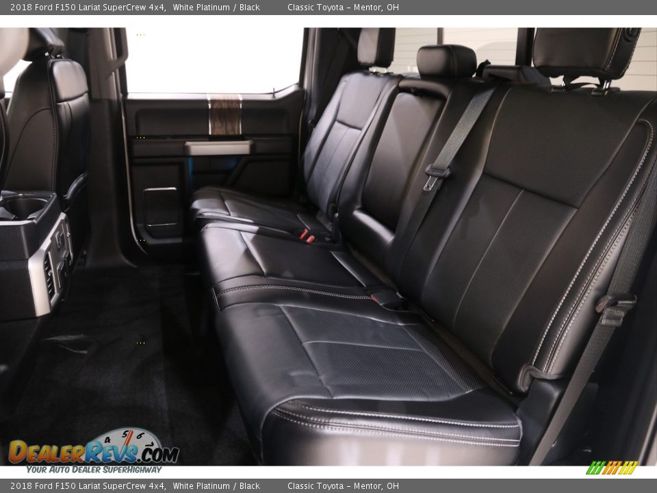 2018 Ford F150 Lariat SuperCrew 4x4 White Platinum / Black Photo #20
