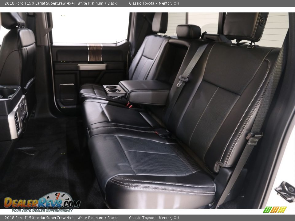 2018 Ford F150 Lariat SuperCrew 4x4 White Platinum / Black Photo #21
