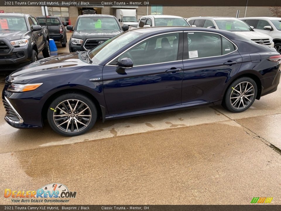 2021 Toyota Camry XLE Hybrid Blueprint / Black Photo #1
