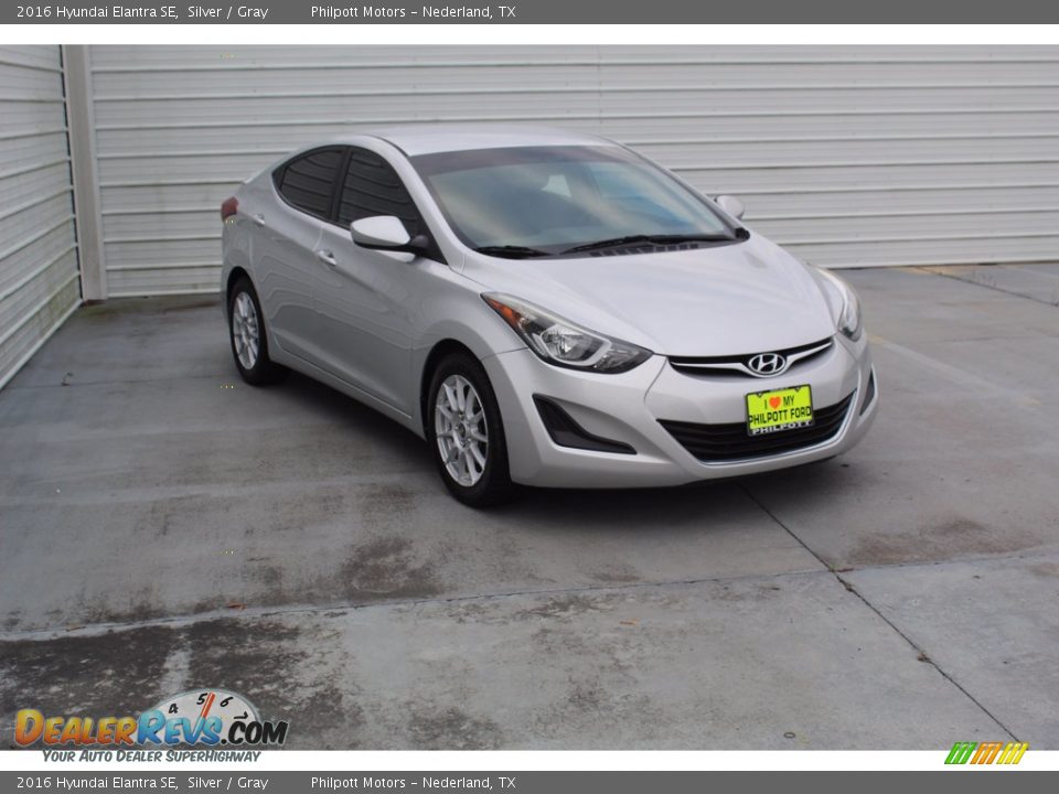 2016 Hyundai Elantra SE Silver / Gray Photo #2
