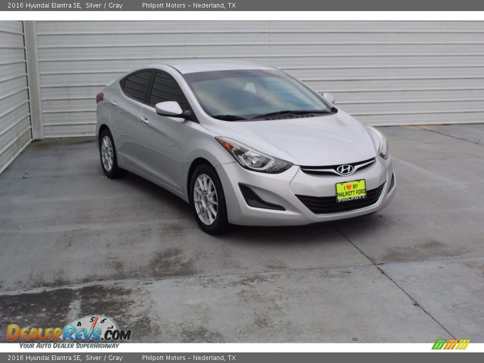 2016 Hyundai Elantra SE Silver / Gray Photo #3