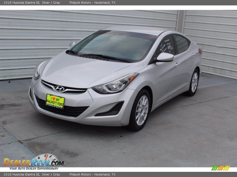 2016 Hyundai Elantra SE Silver / Gray Photo #5
