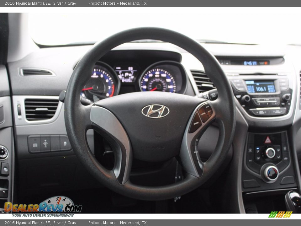2016 Hyundai Elantra SE Silver / Gray Photo #25