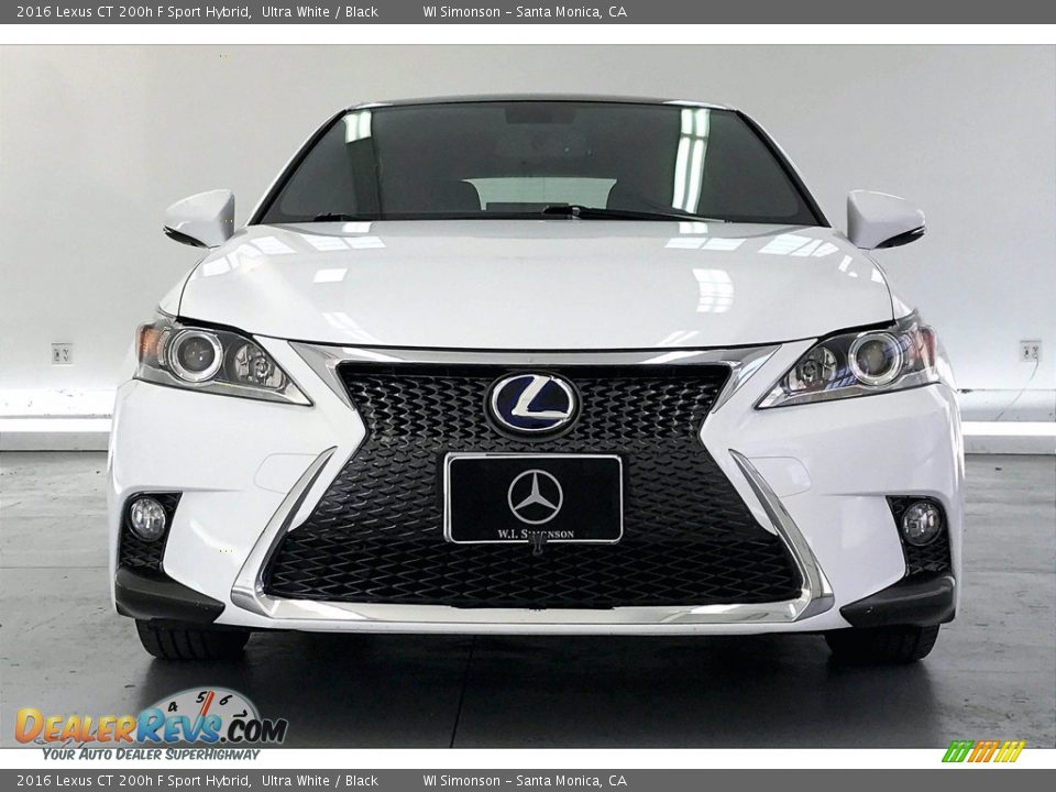 Ultra White 2016 Lexus CT 200h F Sport Hybrid Photo #2