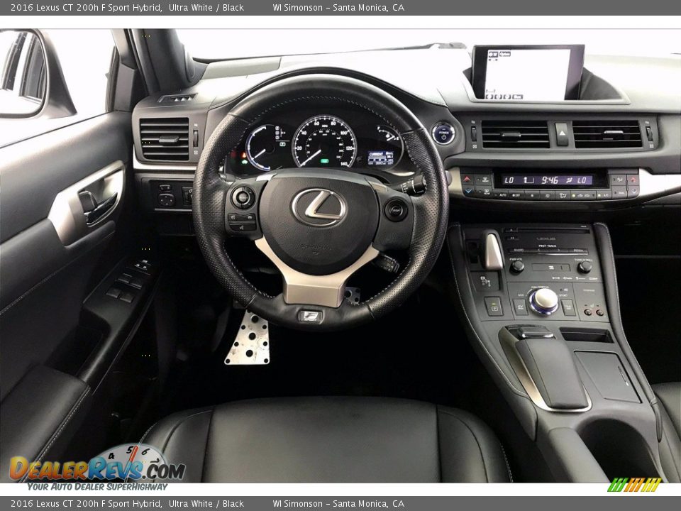 Dashboard of 2016 Lexus CT 200h F Sport Hybrid Photo #4