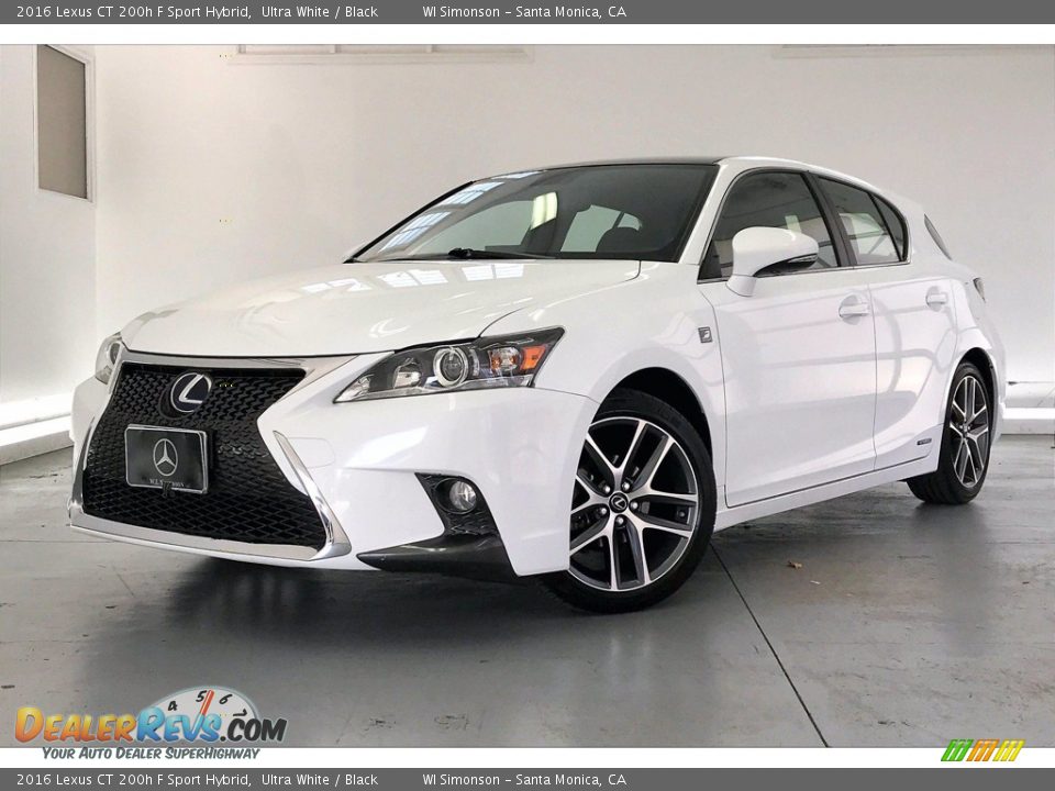 Ultra White 2016 Lexus CT 200h F Sport Hybrid Photo #12