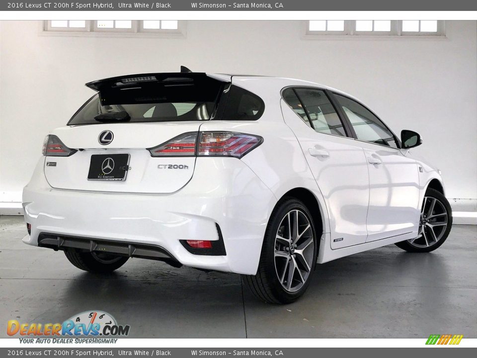 Ultra White 2016 Lexus CT 200h F Sport Hybrid Photo #13