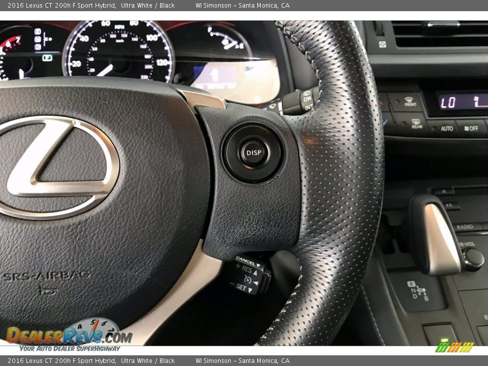 2016 Lexus CT 200h F Sport Hybrid Steering Wheel Photo #22
