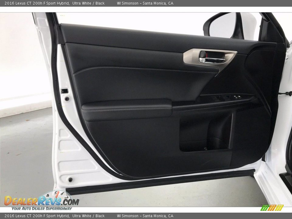 Door Panel of 2016 Lexus CT 200h F Sport Hybrid Photo #26