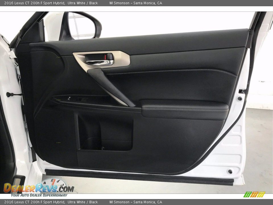 Door Panel of 2016 Lexus CT 200h F Sport Hybrid Photo #27