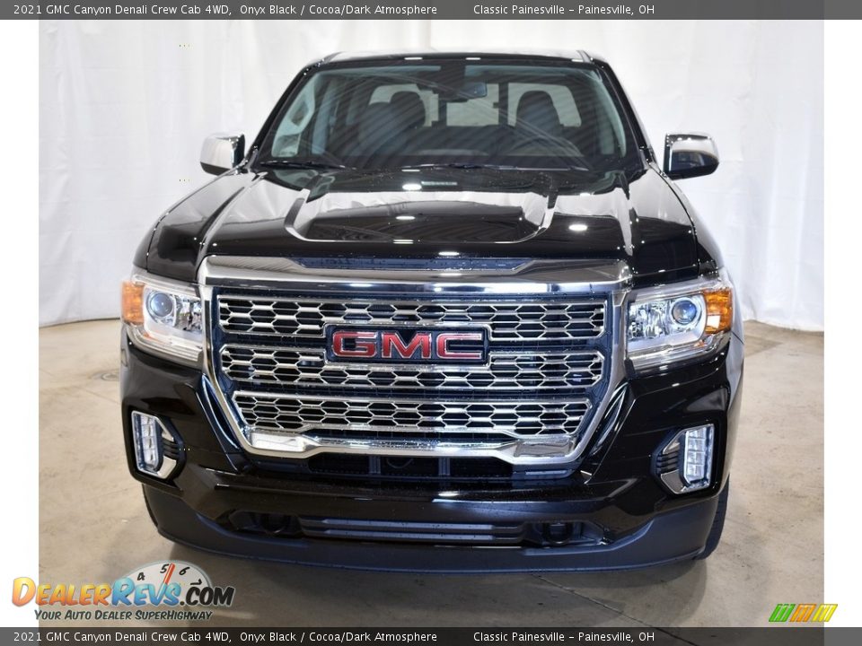 2021 GMC Canyon Denali Crew Cab 4WD Onyx Black / Cocoa/Dark Atmosphere Photo #4