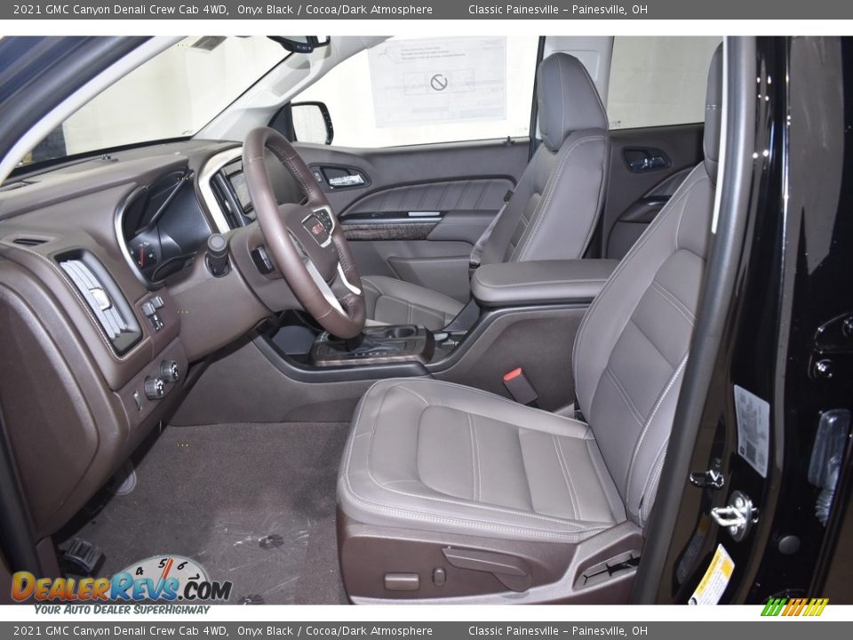 Front Seat of 2021 GMC Canyon Denali Crew Cab 4WD Photo #6