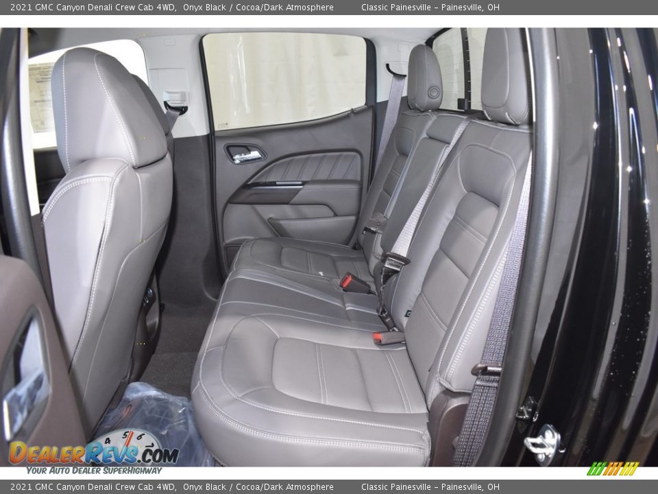 Rear Seat of 2021 GMC Canyon Denali Crew Cab 4WD Photo #7