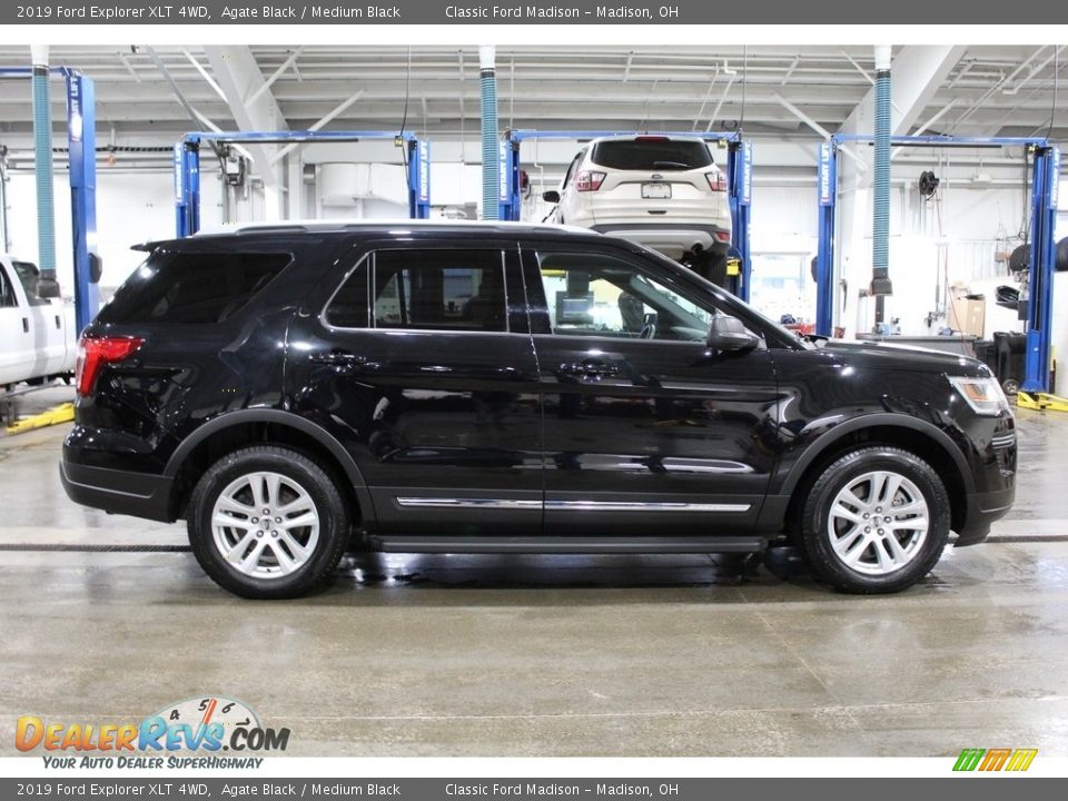 Agate Black 2019 Ford Explorer XLT 4WD Photo #4