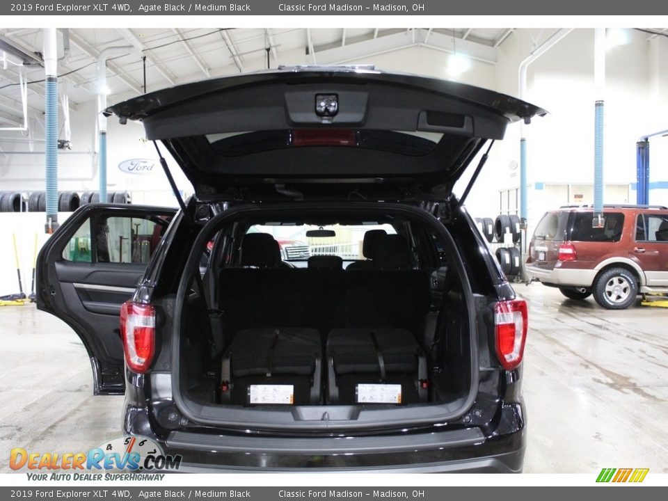 2019 Ford Explorer XLT 4WD Agate Black / Medium Black Photo #14