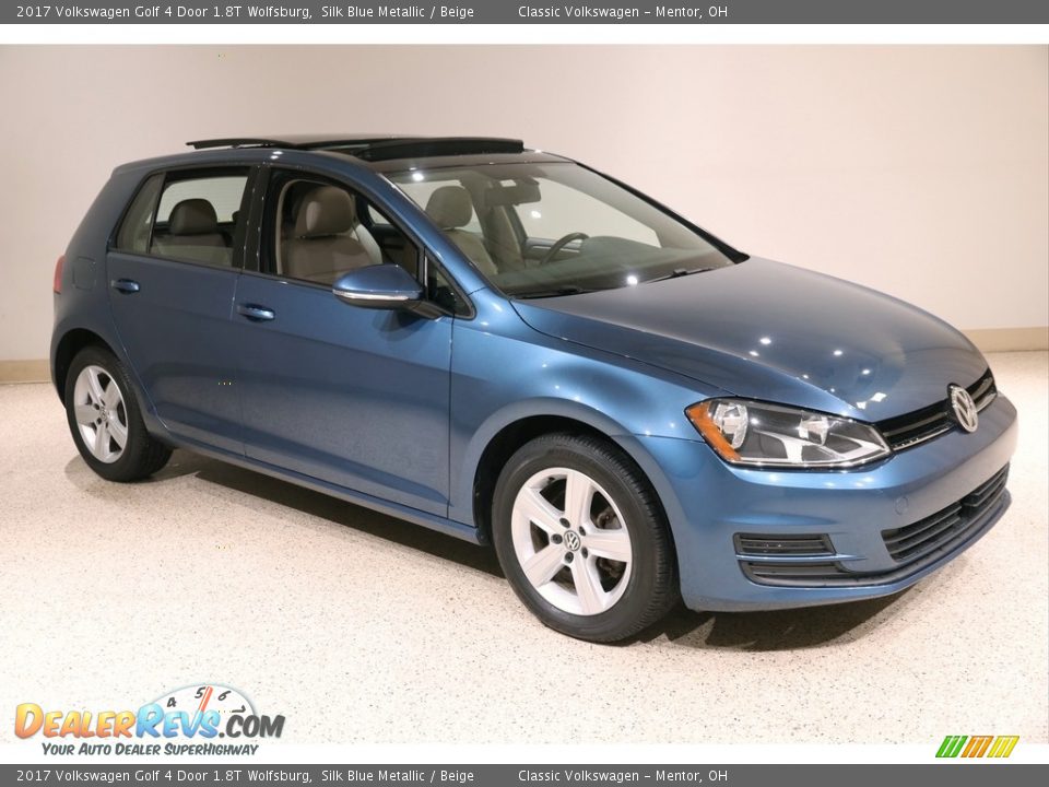 Silk Blue Metallic 2017 Volkswagen Golf 4 Door 1.8T Wolfsburg Photo #1