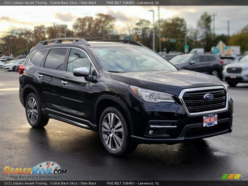 2021 Subaru Ascent Touring Crystal Black Silica / Slate Black Photo #1