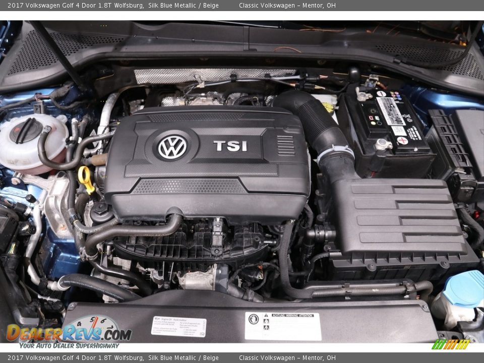 2017 Volkswagen Golf 4 Door 1.8T Wolfsburg 1.8 Liter Turbocharged DOHC 16-Valve VVT 4 Cylinder Engine Photo #17