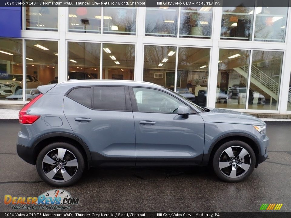 Thunder Grey Metallic 2020 Volvo XC40 T5 Momentum AWD Photo #2