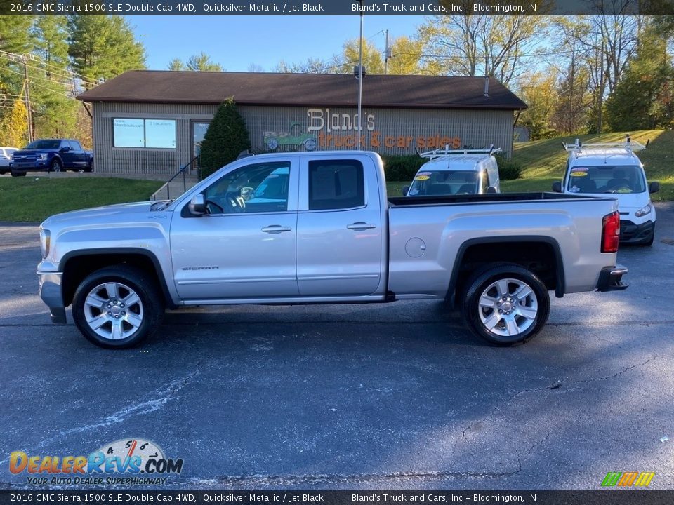 2016 GMC Sierra 1500 SLE Double Cab 4WD Quicksilver Metallic / Jet Black Photo #1