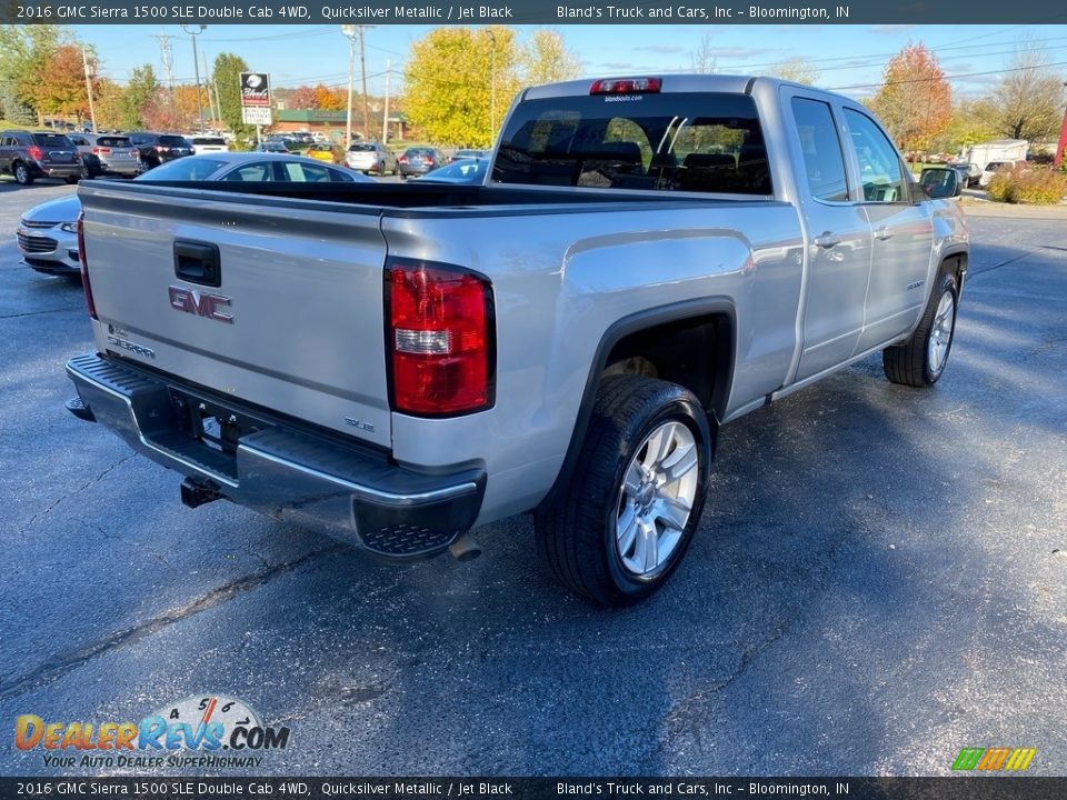 2016 GMC Sierra 1500 SLE Double Cab 4WD Quicksilver Metallic / Jet Black Photo #6