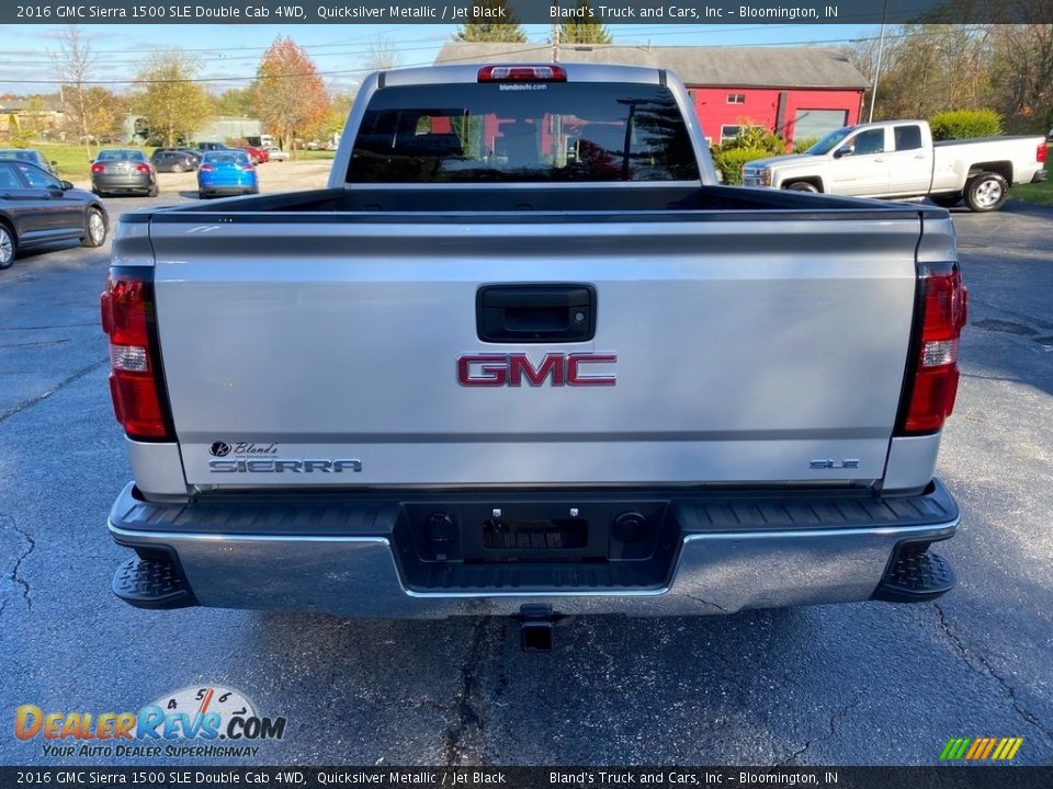 2016 GMC Sierra 1500 SLE Double Cab 4WD Quicksilver Metallic / Jet Black Photo #7