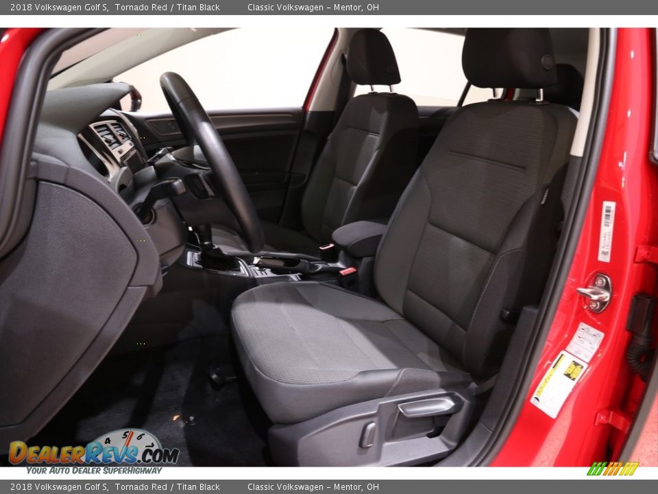 2018 Volkswagen Golf S Tornado Red / Titan Black Photo #5