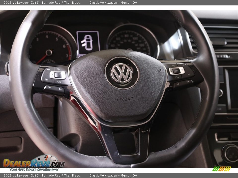 2018 Volkswagen Golf S Tornado Red / Titan Black Photo #7