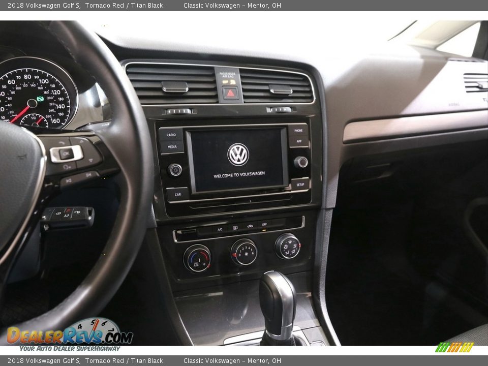 2018 Volkswagen Golf S Tornado Red / Titan Black Photo #9