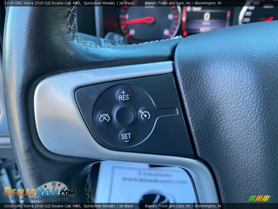 2016 GMC Sierra 1500 SLE Double Cab 4WD Steering Wheel Photo #18