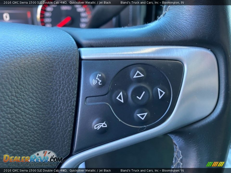 2016 GMC Sierra 1500 SLE Double Cab 4WD Steering Wheel Photo #19