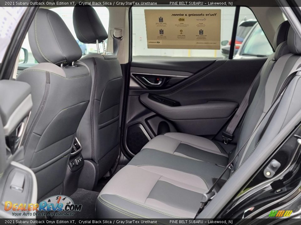 Rear Seat of 2021 Subaru Outback Onyx Edition XT Photo #9